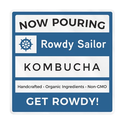 Square Sticker | Round Corners | 7" x 7" | Clear Static | Static Face | Screen