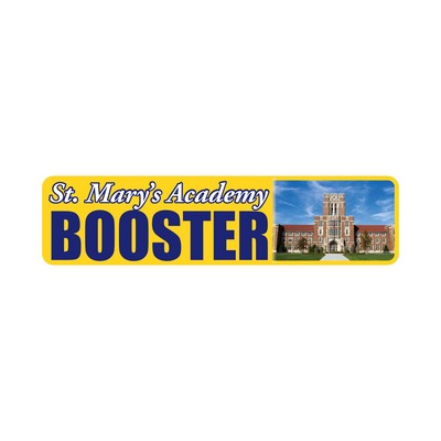 Rectangle Sticker | Round Corners | 1" x 4" | White Static | Static Back | Digital