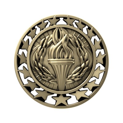 Antique Victory Star Medal (2-1/2")