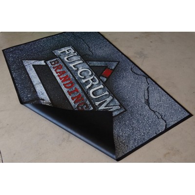 POP Mat - Rubber Floor Impression High Resolution Messenger Mat - 2' X 7'