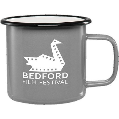 16 Oz. Enamel Metal Camper Collection Mug