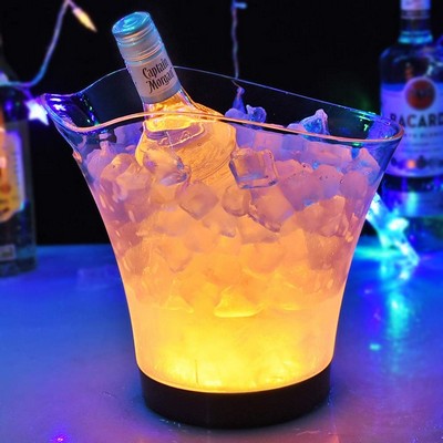 5.5L Wine Luminous LED Ice Bucket For Holiday Party Home Club Bar