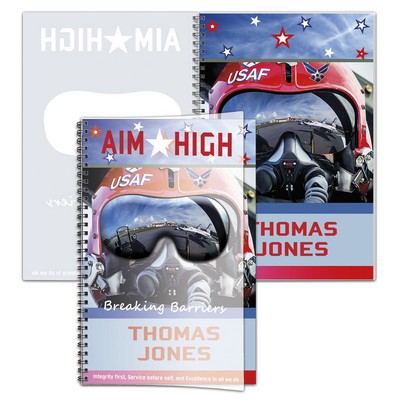 Wire Bound Vue Journal, XL 8 5/8" X 11 1/4"