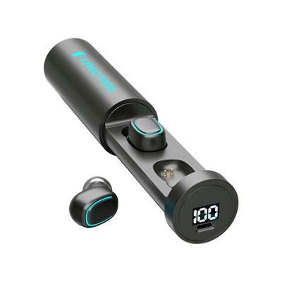 300 mAh Cylindrical TWS Earbuds
