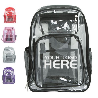 Clear Pvc Travel Backpack