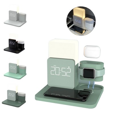 3" 1 Charger Station / LED Night Light / Wireless Speaker