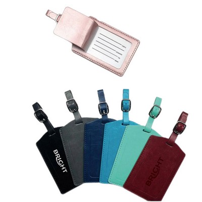 Leather Luggage Suitcase Bag Tags