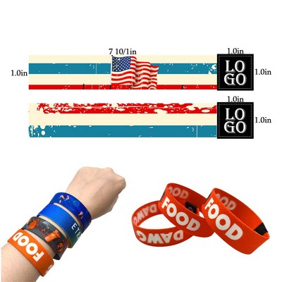 8 10/1" X 1.0" Elastic Polyester Double-Sided Bracelet