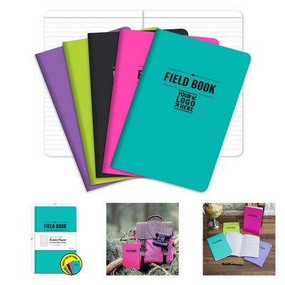80 Pages 40 Sheets 5 x 8" Lined Memo Field Book