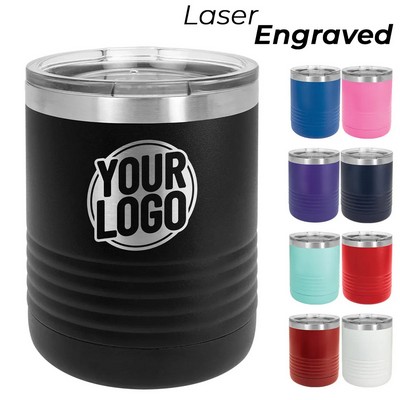 Polar Camel 10oz Ringneck Lowball Whiskey Tumbler with Lid