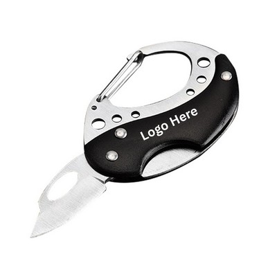 Egg Shaped Knife w/Carabiner