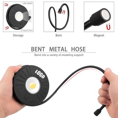 Bullseye Bent Neck Flashlight w/Magnet