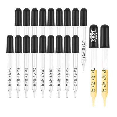 Black Rubber Dropper Pipettes