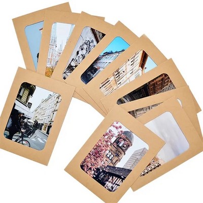 Hanging Paper Frame With Clip And Rope