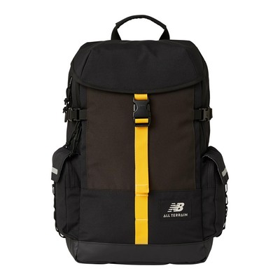 New Balance Terrain Flap Backpack Size 17.7X 11.4 X5.5