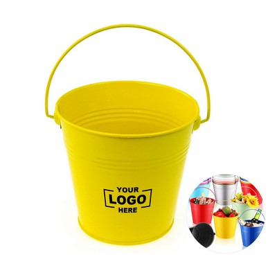 Various Small Metal Pail with Handle