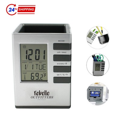 Pencil Holder with Electric Display