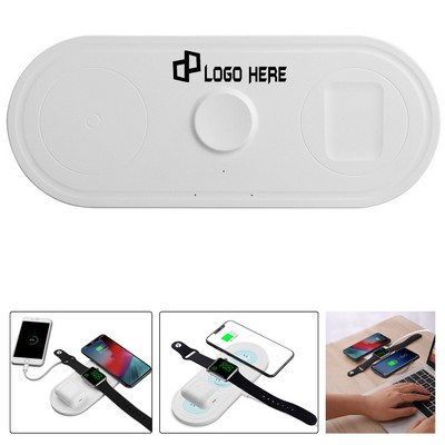 Magnetic Wireless Charger 3" 1 Travel Charging Station
