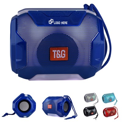 Portable Outdoor Bluetooth Speaker W/ Colorful Lights