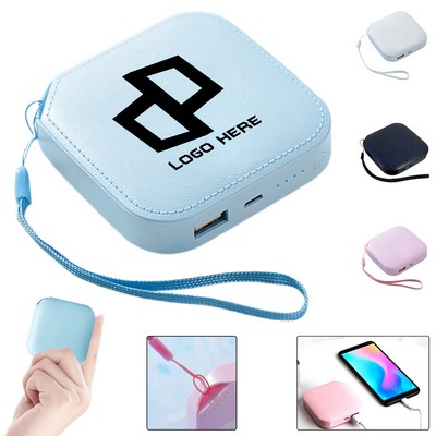 5000Mah Mini Power Bank W/ Handle