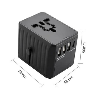Global Universal Travel Plug Wall Power Adapter EU AU UK US