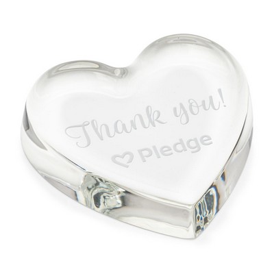Coeur Heart Paperweight