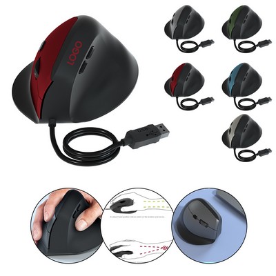Wired Ergonomic Vertical Mouse