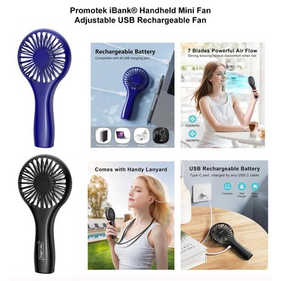 iBank ® USB Rechargeable Handheld Fan