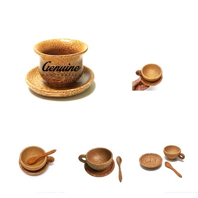 4oz Wood Tea Cup