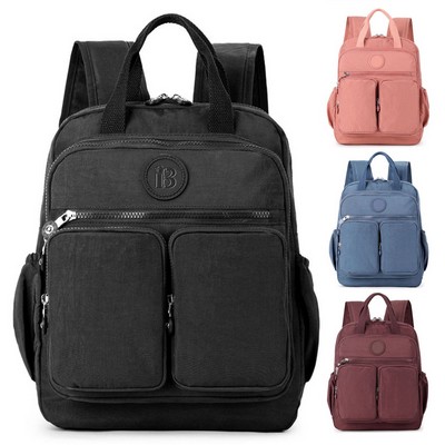 Large Capacity Multi Pocket Oxford Backpack