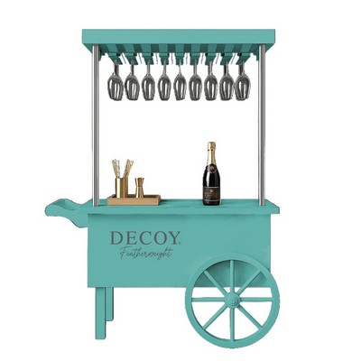 Wheeled Champagne & Beverage Service Cart