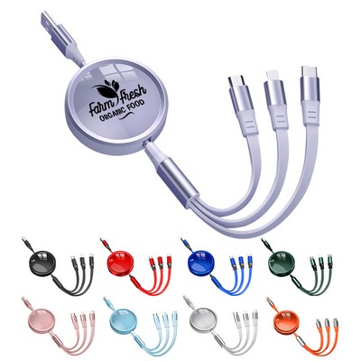 Fast 3-in-1 Retractable Charging Cable