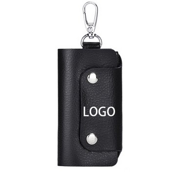 PU Key Wallet Bag with Zipper