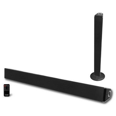 Jensen Audio Wall Mountable 2.1 Channel Bluetooth Soundbar Tower w/Built In Subwoofer