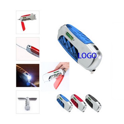 4-in-1 Mini Tool with Level & Screwdrivers