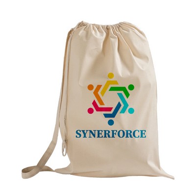 Maplewood Cotton Cinch Laundry Bag