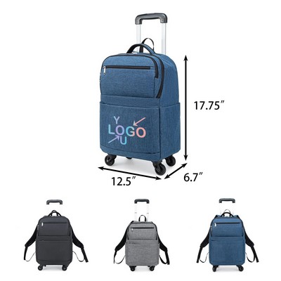 Compact Wheeled Travel Backpack