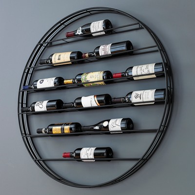 Wine Enthusiast 12-Bottle Label View Wall Wine Rack