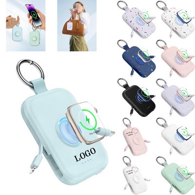 5000mAh Built in Cable Power Bank