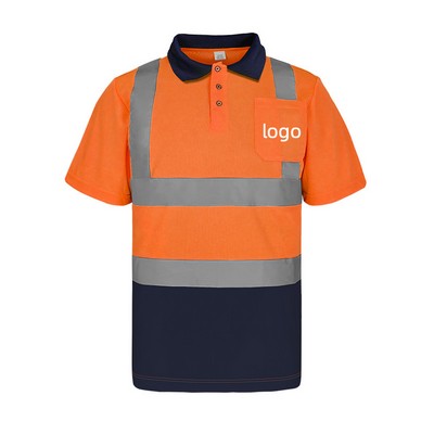 Reflective Safety Polo Shirt