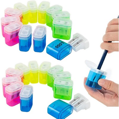 Trash Can Shape Pocket Pencil Sharpener