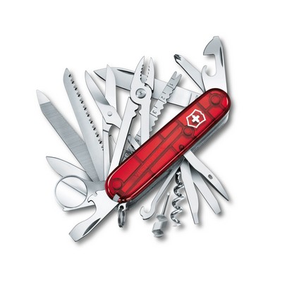 Swiss Champ 33 Function Swiss Army Knife - Ruby