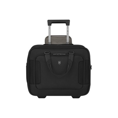Werks Traveler 7.0, Wheeled Briefcase with 15.6" Laptop and 11'' Tablet Compartment, Black