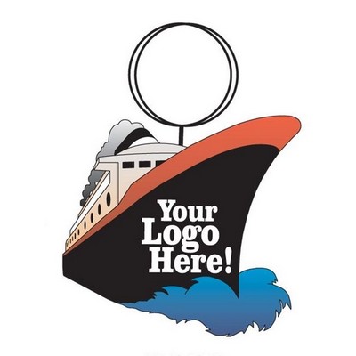 Cruise Ship Executive Key Chain w/Mirrored Back (4 Square Inch)