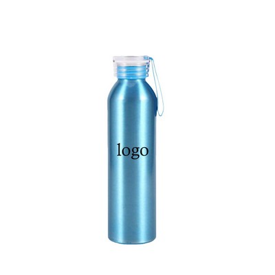 20oz. Aluminum Bottle with Silicone Carrying Strap