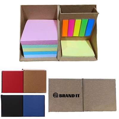 Sticky Note Cube W/A Pen Holder