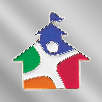 3/4" Die Struck Enamel Custom Lapel Pin