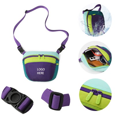 Active Lifestyle Unisex Belt Bag With Adjustable Strap For Hiking Travel And Festivals