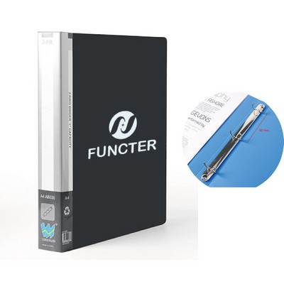 3 Rings Binder A4 Binder Document Organizer for Loose Leaf Paper