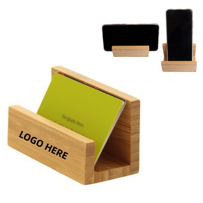 Bamboo Business Card Holder
